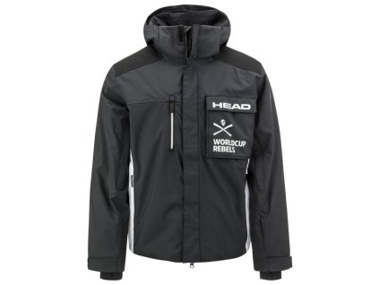 Lyžiarska bunda Head RACE TEAM Jacket Men black PRIMALOFT