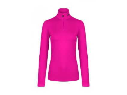 Dámske termo tričko, termo oblečenie KJUS Women Feel Half-Zip Magenta