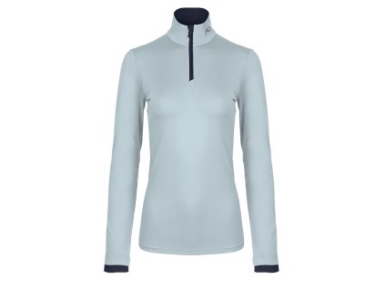 Dámske termo tričko, termo oblečenie Kjus Women Feel Midlayer Half-Zip, Mist
