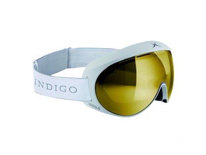 Lyžiarske okuliare Indigo Voggle Mirror Gold White