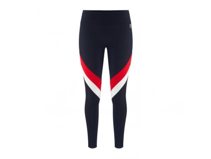 Dámske termo legíny merino spodky We Norwegians Voss ColBlock Leggins Women - Flag