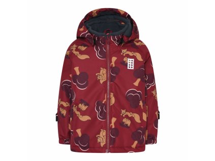 Detská lyžiarska bunda Lego Wear Jirisan 700-368 dark red