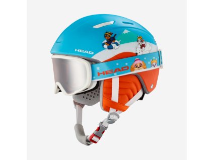 Detská lyžiarska prilba Head MOJO PAW SET