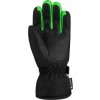 Juniorské lyžiarske rukavice Reusch Flash GORE-TEX Junior black/black melange/neon green