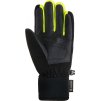 Juniorské lyžiarske rukavice Reusch Travis GORE-TEX Junior black/black melange /yellow