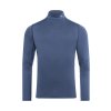 Pánske termo tričko, lyžiarske funkčné oblečenie KJUS Men Base Layer Turtleneck Steel Blue