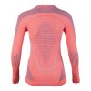 Dámske termo tričko s dlhým rukávom - termoprádlo UYN EVOLUTYON Coral/Anthracite/Aqua