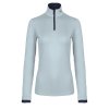 Dámske termo tričko, termo oblečenie Kjus Women Feel Midlayer Half-Zip, Mist