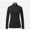 Dámske termo tričko, termo oblečenie KJUS Women Feel Half-zip Black-Dark Dusk