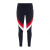 Dámske termo legíny merino spodky We Norwegians Voss ColBlock Leggins Women - Flag