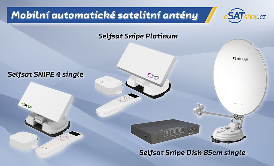 mobilní  automatické satelitní antény