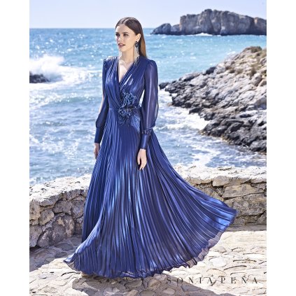 Spoločenské šaty Sonia Peña 1230090 - veľ. 40, šampanská