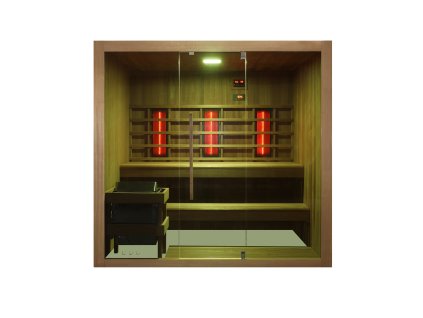 37909 kombinovana sauna kotka 200x150x190 cm f70150