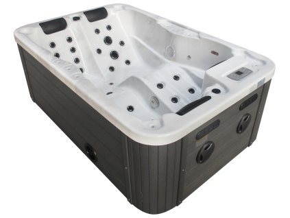 37918 venkovni virivka modena white 205x130x70 cm s krytem