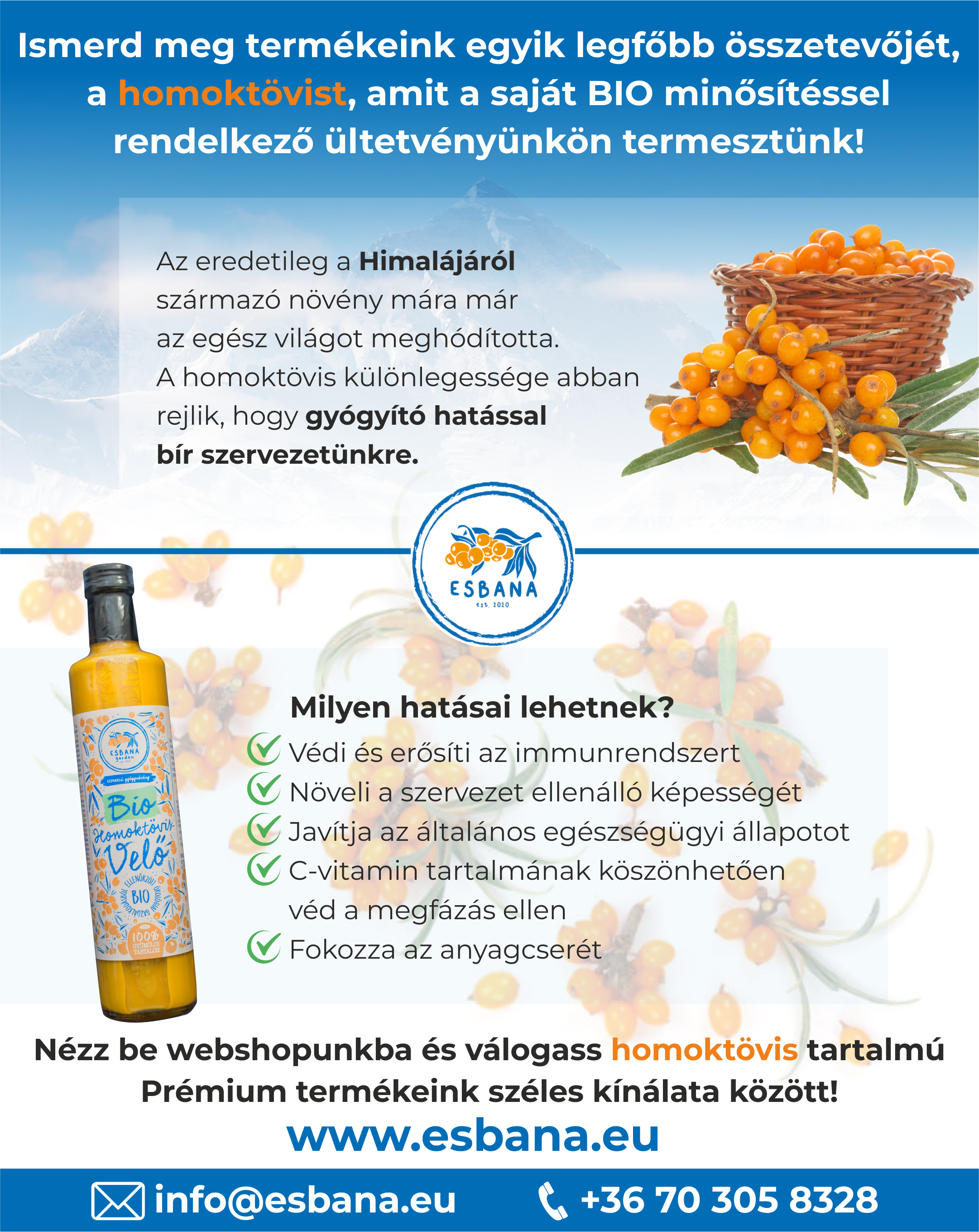 BIO homoktövis