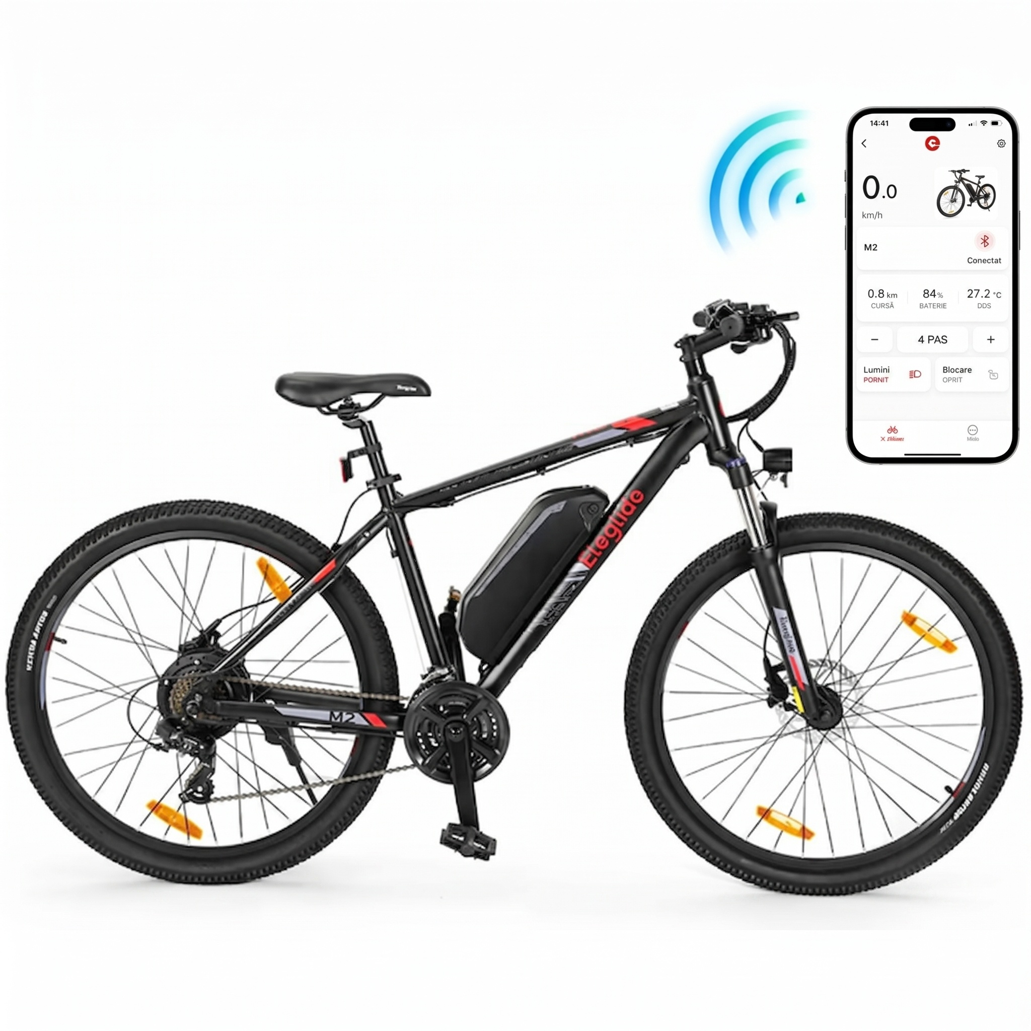 Imagine produs - Bicicletă electrică Eleglide M2