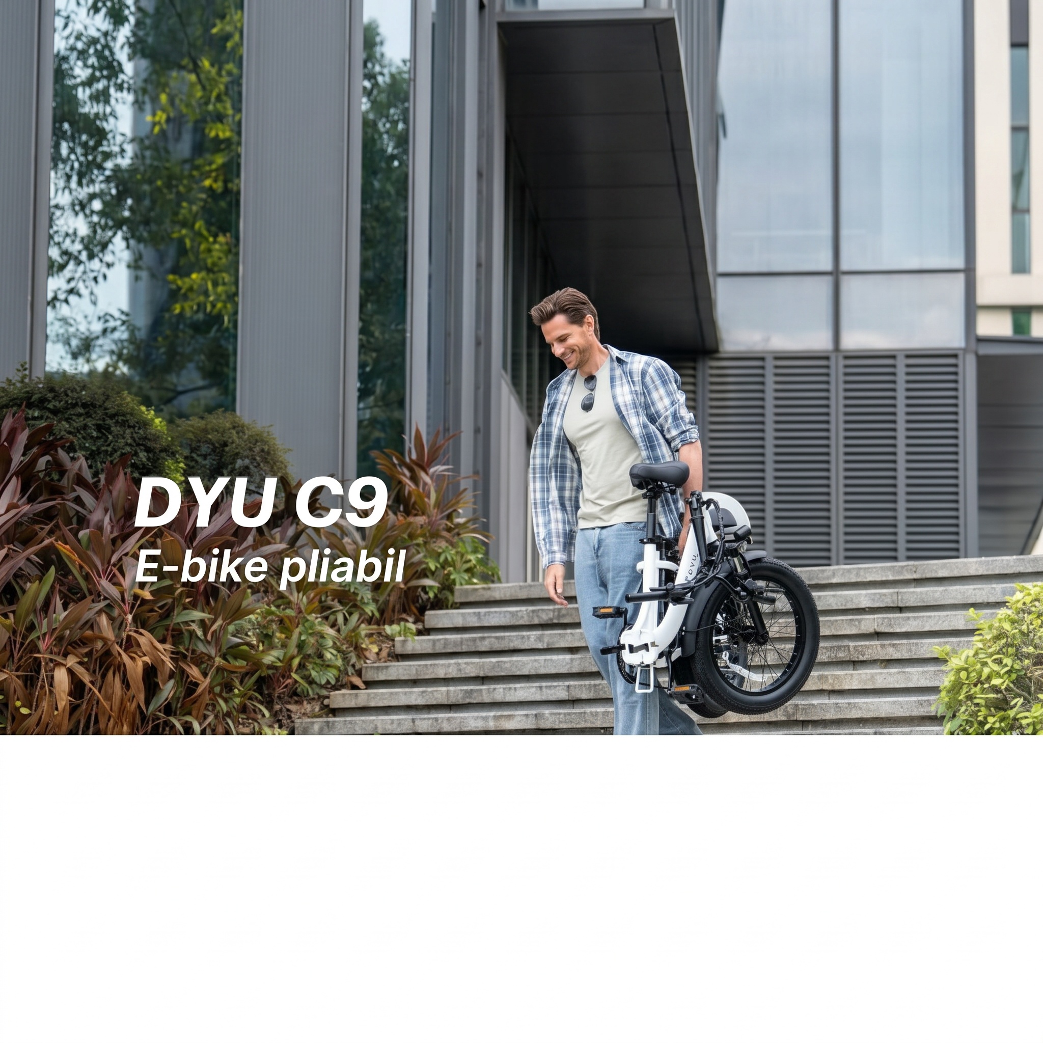 Imagine produs - Bicicletă electrică DYU C9