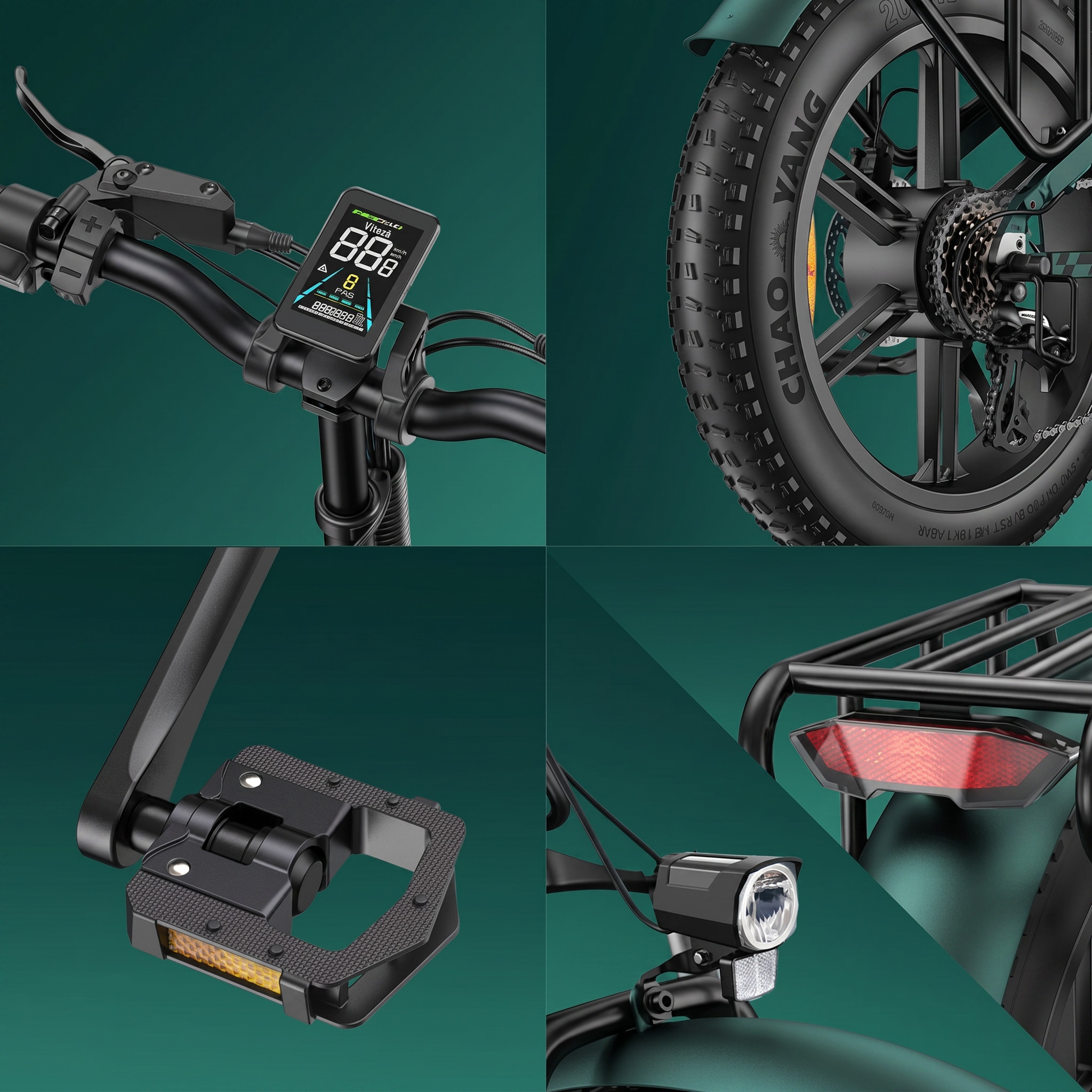 Imagine produs - Bicicletă electrică Engwe Engine Pro 2.0
