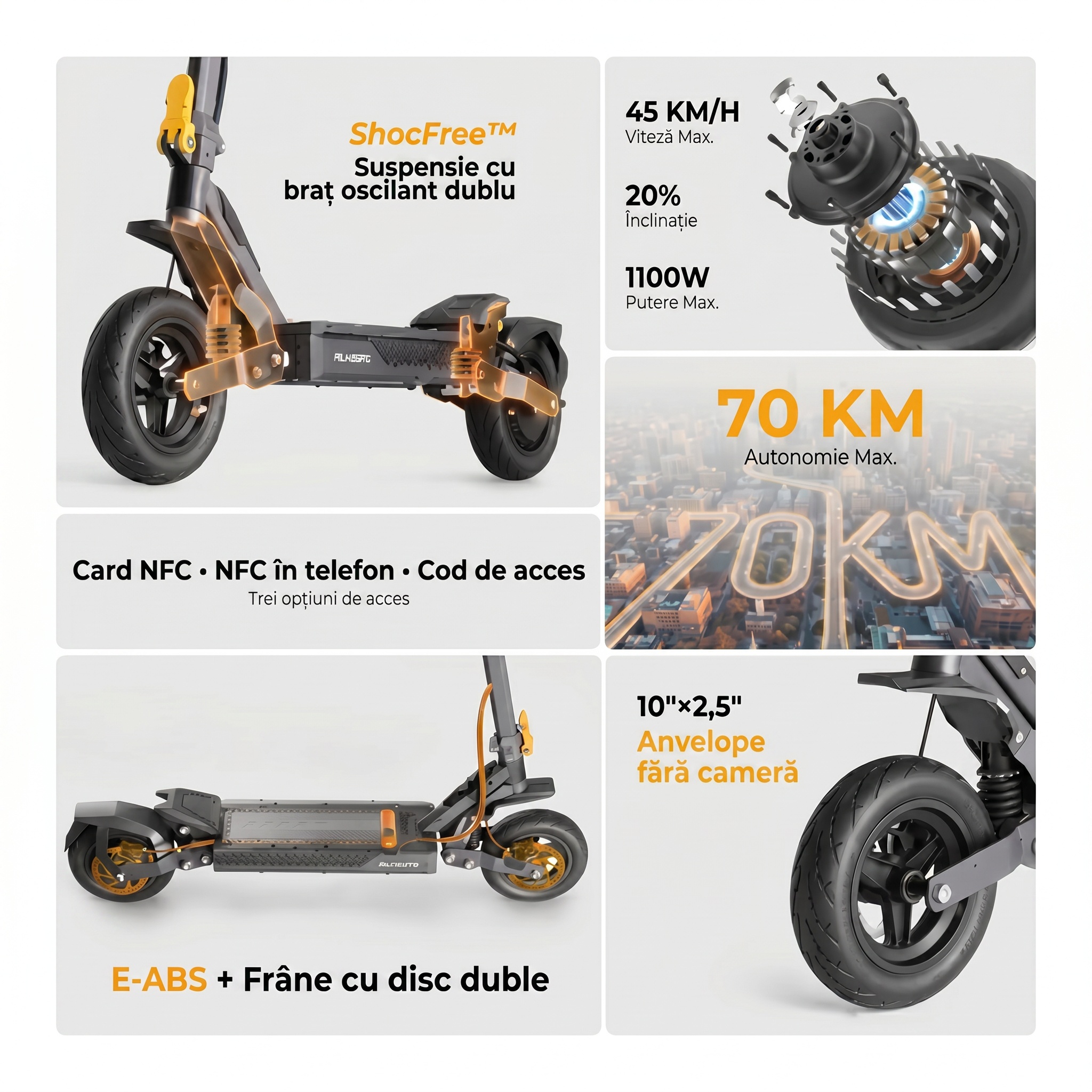 Imagine produs - Trotinetă electrică Ausom Gosoul 2