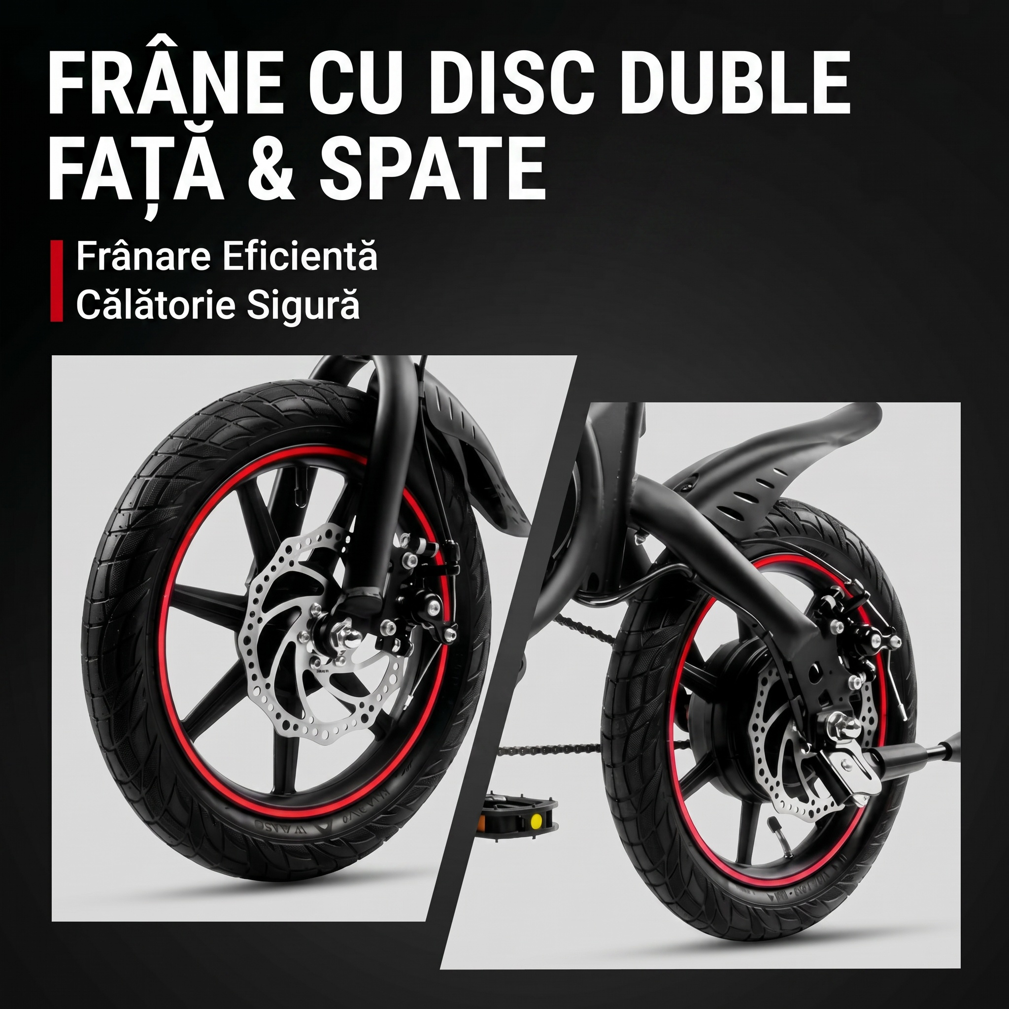 Imagine produs - Bicicletă electrică DYU D3S
