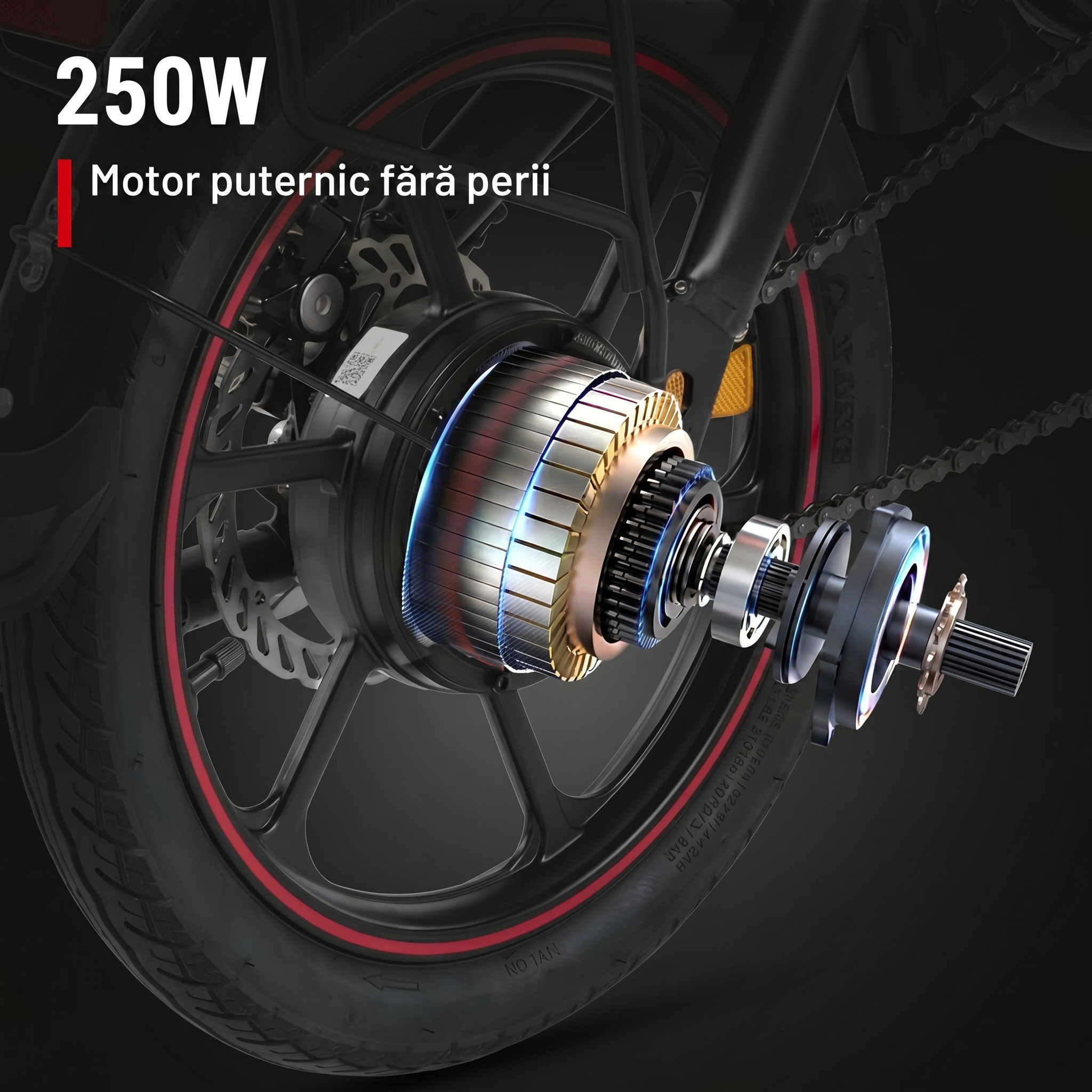 Imagine produs - Bicicletă electrică DYU D3S
