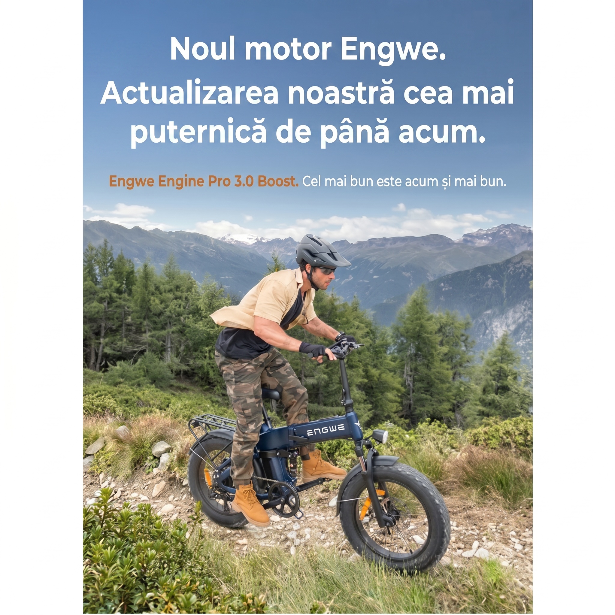 Imagine produs - Bicicletă electrică Engwe Engine Pro 3.0 Boost