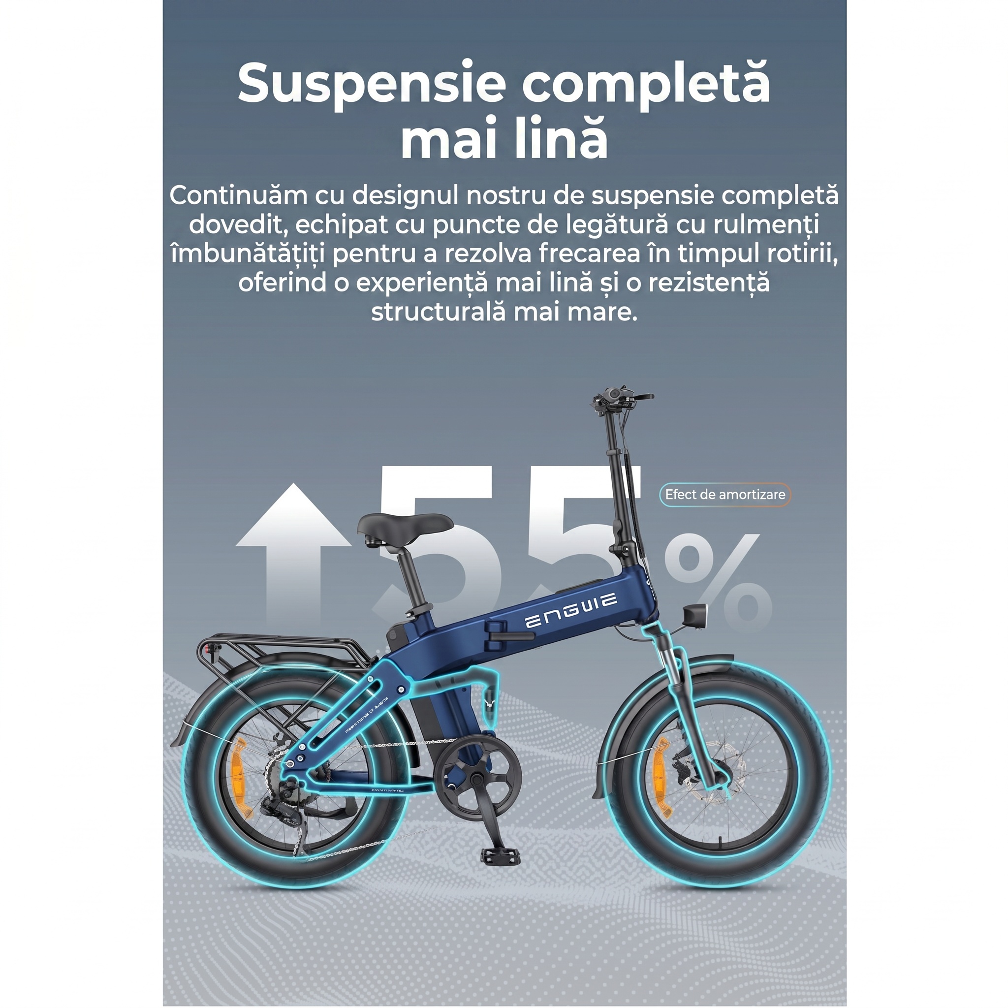 Imagine produs - Bicicletă electrică Engwe Engine Pro 3.0 Boost