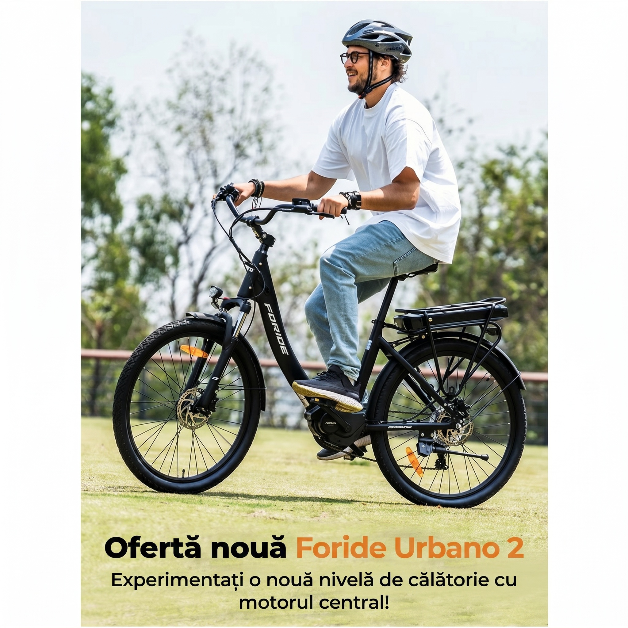 Imagine produs - Bicicletă electrică Foride Urbano 2