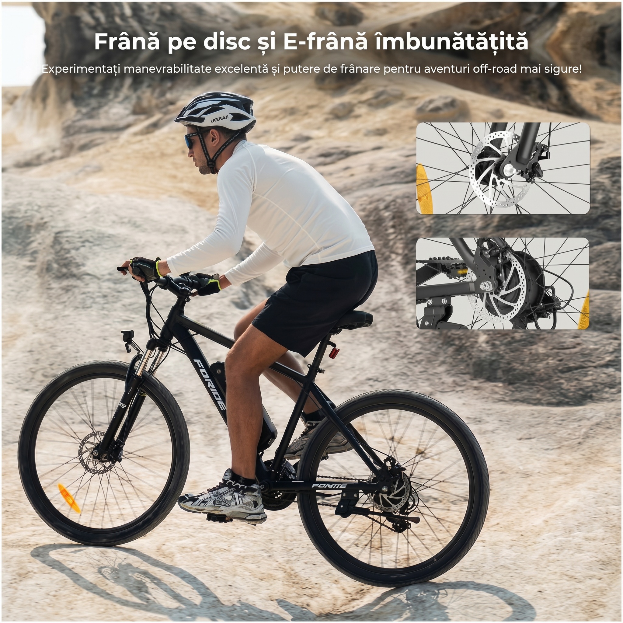 Imagine produs - Bicicletă electrică Foride Xtremer 2