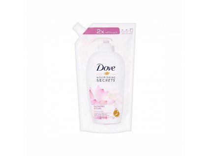 DOVE GLOWING RITUAL - TEKUTÉ MYDLO NÁPLŇ 500ML