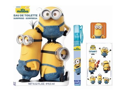 DESPICABLE ME MINION MADE - TOALETNÁ VODA ROLL-ON 9,5ML + ZÁLOŽKA + SAMOLEPKY