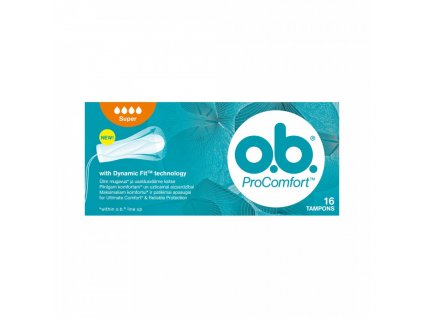 O.B. PRO COMFORT SUPER - HYGIENICKÉ TAMPÓNY 16KS