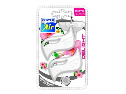 Power Air Delight - mosdó illatosító Exotic Flower 2db