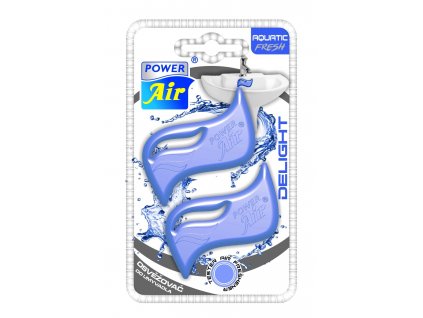Power Air Delight - mosdó illatosító Aquatic Fresh 2db