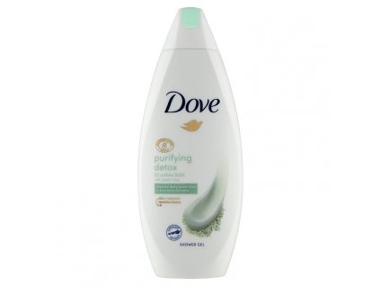 Dove Purifying Detox - zelený jílový sprchový gel