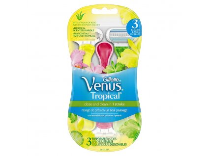 Gillette Venus Tropical - női borotva 3db