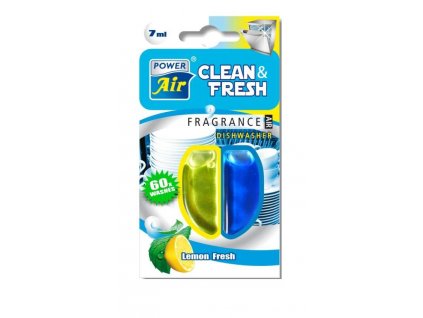 Power Air Lemon Fresh - vůně do myčky nádobí 7ml (60umytí)