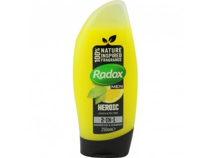Radox Men Heroic - sprchový gel a šampón 250ml