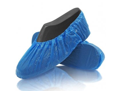 Egyszer használatos cipővédő kék 15x41cm (10db)