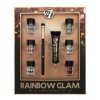W7 Rainbow Glam Glitter Pigment - női ajándékszett