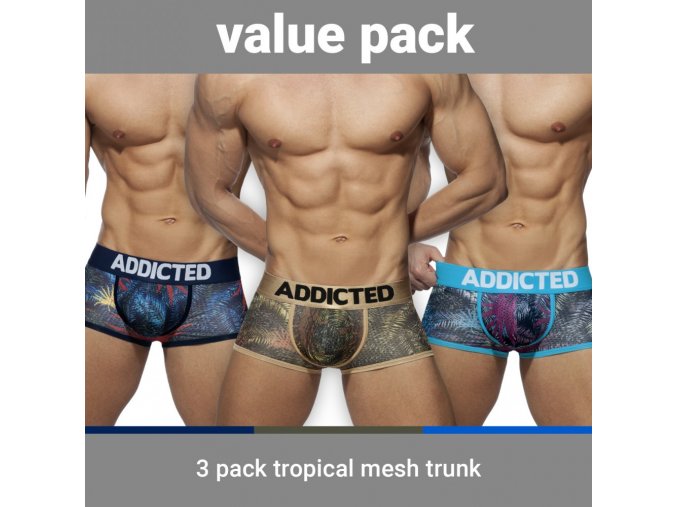 ad890p 3 pack tropical mesh trunk push up