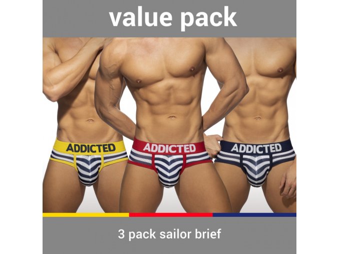 ad964p 3 pack sailor brief