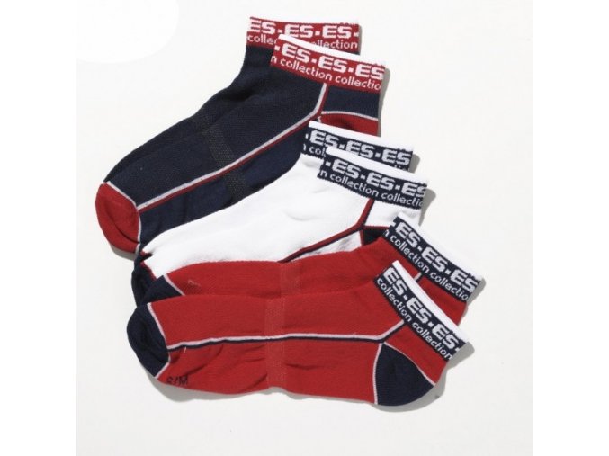 sck02p pack 3 ankle socks