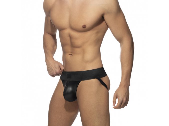 front zip rub jock