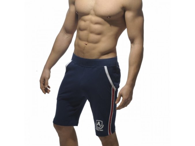 Pánské kraťasy AD SHORT MEDIUM TIGHT PANT INTERCOTTON - tmavě modré