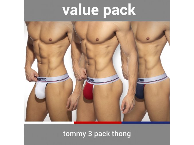 tommy 3 pack thong