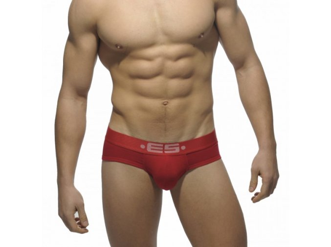 Pánské slipy ES Collection BASIC MODAL PUSH UP BRIEF - červené
