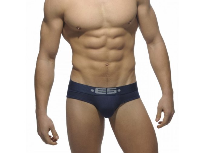 Pánské slipy ES Collection BASIC MODAL PUSH UP BRIEF - tmavě modré