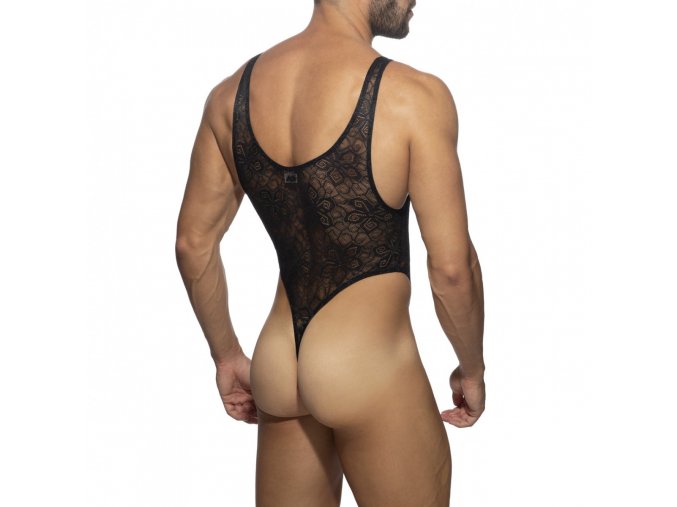flowery lace bodysuit thong (3)