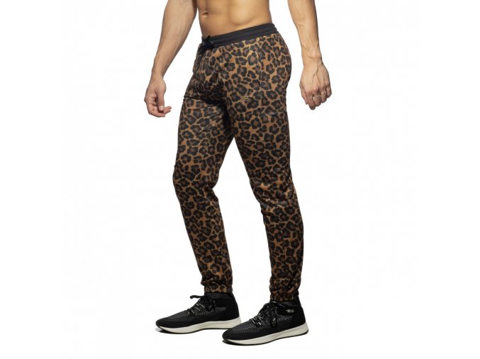 leopard long athletic pants